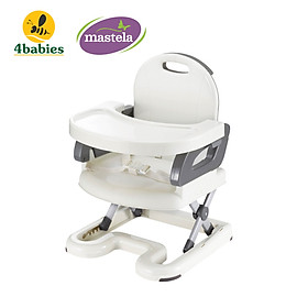 Ghế ngồi dặm cho bé gập gọn, nâng hạ độ cao BPA Free - Mastela 7110 - 7112 - ăn dặm BWL kiểu nhật - tặng áo yếm Mastela