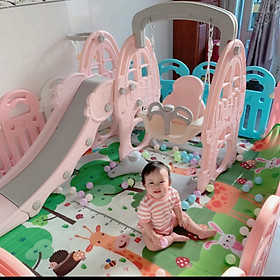 Cầu trượt xích đu