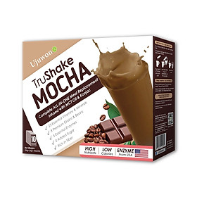 [VOUCHER 80K] Sữa Dinh Dưỡng Protein Giảm Cân Không Đường Ujuwon AiO Meal Shake Hương Cà Phê Mocha Chocolate Thơm Ngon (10 gói/hộp)