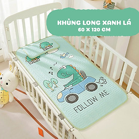 TẶNG KÈM GỐI Chiếu Điều Hòa Cao Su Non Cho Bé Thoáng Mát Nhiều Màu Sắc 303