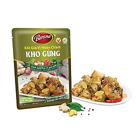 Combo 3 gói Xốt gia vị hoàn chỉnh Barona - Kho gừng 80gr