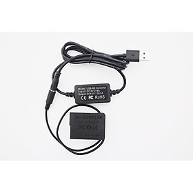 Bộ chuyển đổi USB DMW-BLC12 Dummy Pin DMW-DCC8 DC Coupler cho Panasonic GX8 FZ1000 FZ300 FZ200 G6 G7 G80 G81 G85 GH2 GX8