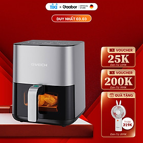 Mua Nồi chiên không dầu hơi nước GWEICH 5.5L GWA-55E02 dung tích 5.5L - Thép không gỉ - Hàng chính hãng