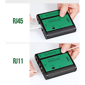 Máy Test Mạng 10950 | Test đầu Bấm RJ11/RJ12/RJ45 | Bảo Hành 1 đổi 1 18 Tháng | Máy Test Mạng Lan 