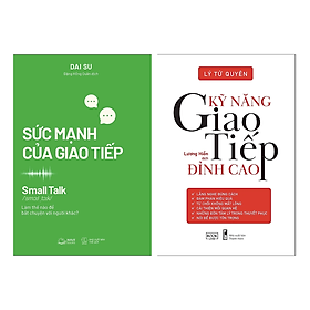 Hình ảnh Sách - Combo 2 Cuốn: Small Talk - Sức Mạnh Của Giao Tiếp + Kỹ Năng Giao Tiếp Đỉnh Cao