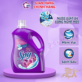 Can nước giặt xả 3,6 kg SPY DEEP CLEAN sạch sâu, thơm lâu giúp làm mềm vải
