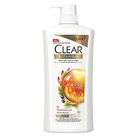 Dầu Gội Sạch Gàu Clear Botanique 9 Thảo Dược Quý (900g)