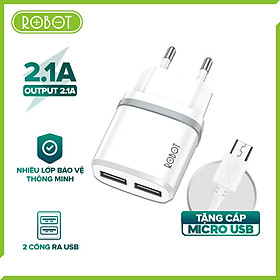 Mua Cốc sạc nhanh Acome 2.1A tặng kèm cáp Micro  chip xử lý thông minh tự động điều chỉnh dòng điện  nhiều lớp bảo vệ an toàn điện  2 cổng sạc ra USB