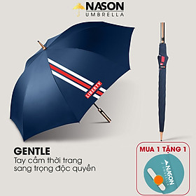 Ô thẳng cao cấp tán rộng Nason Gentle - Dù thẳng cao cấp Nason - Ô dù chống lật, ô thẳng che mưa