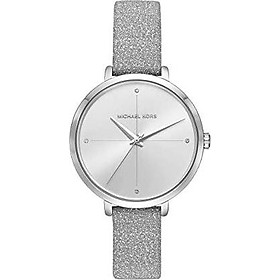 Michael Kors Women's Charley Silver Leather Watch MK2793
