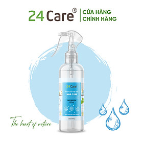 Xịt nhà tắm tinh dầu 24CARE 50m/100ml/250ml - Xịt lau chùi bồn rửa tay, kính - Khử mùi hôi sàn, không khí