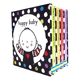 Hình ảnh Review sách Sách tương tác tiếng Anh - Usborne Baby's Very First Black And White Little Library