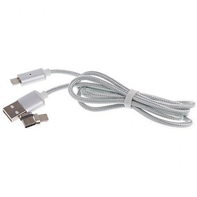 2xBraided data sync USB Charger Charging Cable For  Android Type C