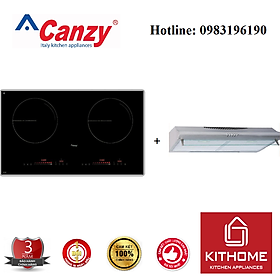 Combo Bếp Từ Canzy CZ - 08I + Máy Hút Mùi Canzy CZ - 2070I - Hàng Chính Hãng