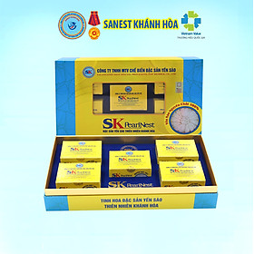 SKPearlNest Khánh Hòa Đặc sản yến sào tinh chế hộp quà tặng (5 hộp 3g)