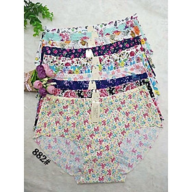 Quần lót nữ Victoria Spring ,quần lót nữ thông hơi, quần lót su hoa văn, quần lót điều hòa Spring thun lạnh