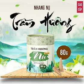 Hình ảnh Nhang Nụ Trầm Hương MỘC LÂM - 80g - 65viên - Nhang Trầm Nụ Khói Ngược Cao Cấp Xông Nhà Thanh Tẩy