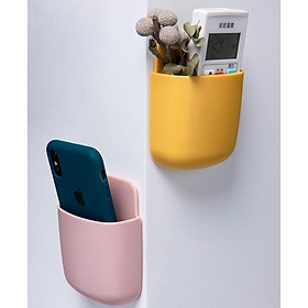 Kệ để điện thoại dán tường, giá đỡ điện thoại, remote siêu dính tường chịu lực không khoan đục tường GD03 - GD07