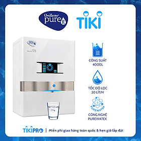 Máy Lọc Nước Pureit Ultima White Lọc Nguyên Khối Tích Hợp Công Nghệ RO + UV + MF - Hàng Chính Hãng