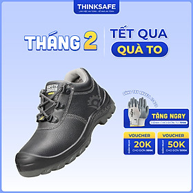 Mua Giày bảo hộ lao động Jogger Bestrun S3 da bò thật  chống thấm nước  giày chống đinh (Đen