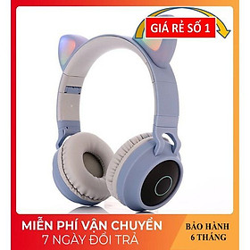 Tai Nghe Chụp Tai ️️ Tai Nghe Con Mèo Phát Sáng Đẹp Mắt - Tai Nghe Bluetooth BT028C Công Nghệ Không Dây 5.0