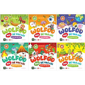 Bộ Sách Wolfoo Khoa Học - Wolfoo Hỏi Bé Trả Lời (Bộ 6 Cuốn)