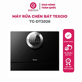 Mua MÁY RỬA BÁT TEXGIO TG–DT2026 – 6 BỘ ĐỒ ĂN CHÂU ÂU – ĐIỀU KHIỂN CẢM ỨNG – ĐỘC LẬP CÓ THỂ LẮP ÂM - HÀNG CHÍNH HÃNG