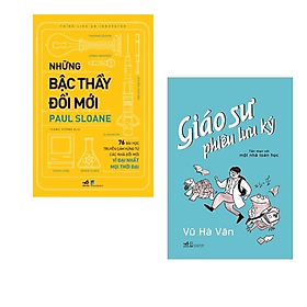 Combo 2Q : Những Bậc Thầy Đổi Mới + Giáo Sư Phiêu Lưu Ký - Tản Mạn Với Một Nhà Toán Học ( Sách Kĩ Năng / Tản Văn - Tạp Văn) 