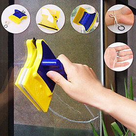 Mua Dụng Cụ Lau Kính Ban Công  Nhà Cao Tầng  2 Mặt Bằng Lực Hút Nam Châm Tiện Dụng  An Toàn