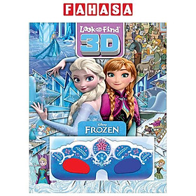Sách ngoại văn: 3D Look And Find - Disney Frozen
