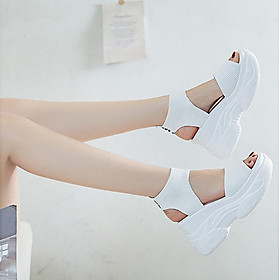 Giày Sandal nữ Quai Thun Co Giãn Siêu Xinh X390