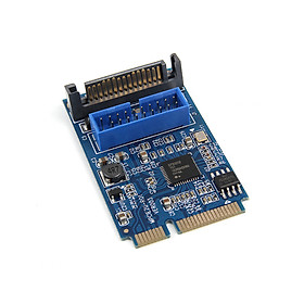Adapter Thẻ Mini PCI-E USB3.0 Mở Rộng Sang 20Pin/19Pin
