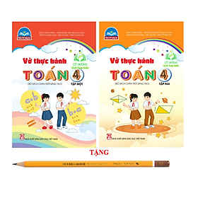 Sách - Combo Vở thực hành Toán 4, tập 1+2 (Bộ sách Chân trời sáng tạo)