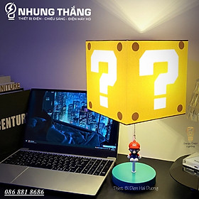 Đèn Bàn Dấu Hỏi Giật Dây Super Mario DB-915 - 3 Chế Độ Ánh Sáng - Decor Trang Trí Phòng Ngủ,Bàn Làm Việc - Có Video