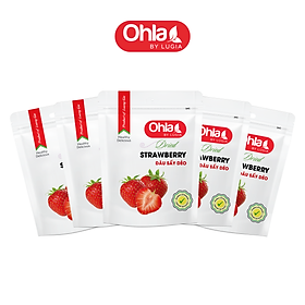 Combo Set 5 túi Dâu sấy dẻo 100g