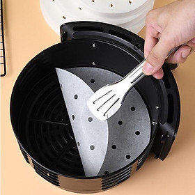 Mua Giấy nến vuông tròn 22cm (tập 100 tờ) chống dính dùng cho nồi chiên không dầu  lò nướng  lò vi sóng