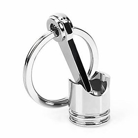 Engine Piston Model Shape Key Chain Car Waist Hanged Key Chain Decoration Pendant