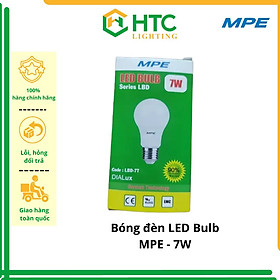 Bóng đèn Led Bulb 7w, tròn- Thương Hiệu MPE