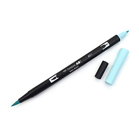 Bút lông cọ hai đầu Tombow ABT Dual Brush Pen - Brush/ Bullet - Aqua (401)