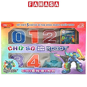 Đồ Chơi Lắp Ráp Biến Hình Robot Chiến Binh Kết Hợp 5 Chữ Số - Cresta DK81223