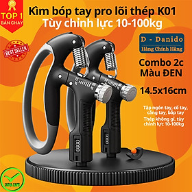 Kìm Bóp Tay Pro Đếm Số Điện Tử Dụng Cụ Kháng Lực Tập Cơ Bắp Cổ Tay Tại Nhà Điều Chỉnh Lực 10-100kg Chính Hãng