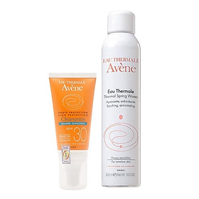 Combo Kem Chống Nắng Avene Cleanance SPF 30 Cho Da Nhờn Mụn 50ml + Xịt Khoáng Dưỡng Da Avene 300ml