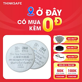 Mua 10 Tấm bông lọc bụi 3M 7711 công dụng lọc bụi mịn tăng hiểu quả lọc cho phin
