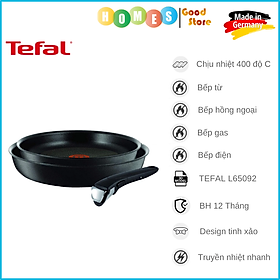 Mua Bộ Chảo Rời Chống Dính TEFAL L65092 Ingenio Expertise 24 & 28 Cm  Nhập Khẩu Đức  Phủ Titanium Excellence Bền Gấp 6 Lần Chảo Thường - Hàng Nhập Khẩu