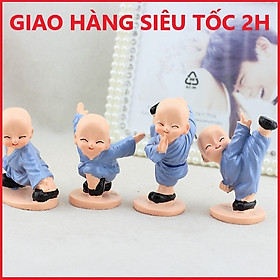 Combo 4 chú tiểu đánh võ