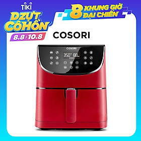 NỒI CHIÊN KHÔNG DẦU ĐIỆN TỬ COSORI (AIR FRYER) 5.8 Qt / 5.5 LÍT- HÀNG CHÍNH HÃNG- MÀU ĐỎ