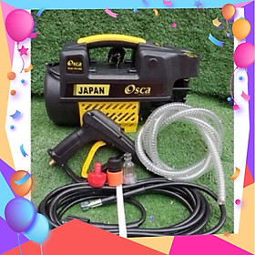 máy rửa xe mini gia đình 2500W OSKA tặng bình xà phòng - Giao màu ngẫu nhiên