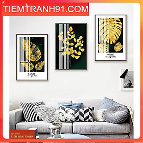 Mua Tranh treo tường - Bộ 3 bức canvas tổng hợp 119   tranh canvas giá rẻ