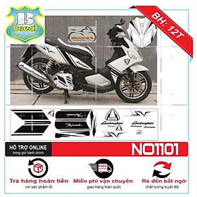 TEM RỜI NOUVO 4 DÁN XE TRẮNG