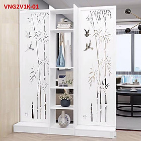 Mua Vách ngăn liền kệ 1 kệ 2 vách VNG1K-03- Nội thất lắp ráp Viễn Đông Adv